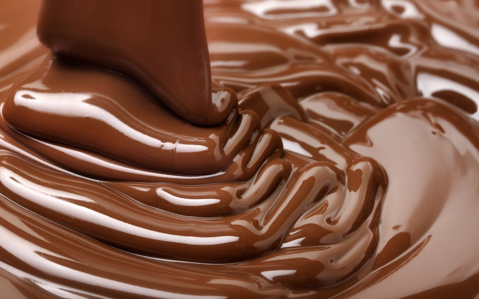 溶けたチョコレート画像